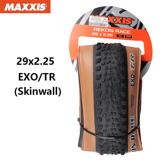 Maxxis bicycle tire with packaging on a white background