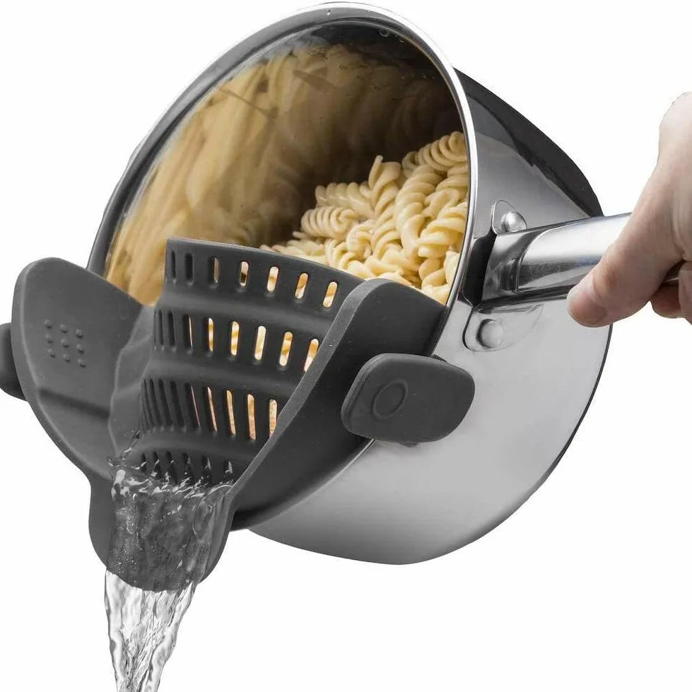 Silicone Strainer With Clips For Pots