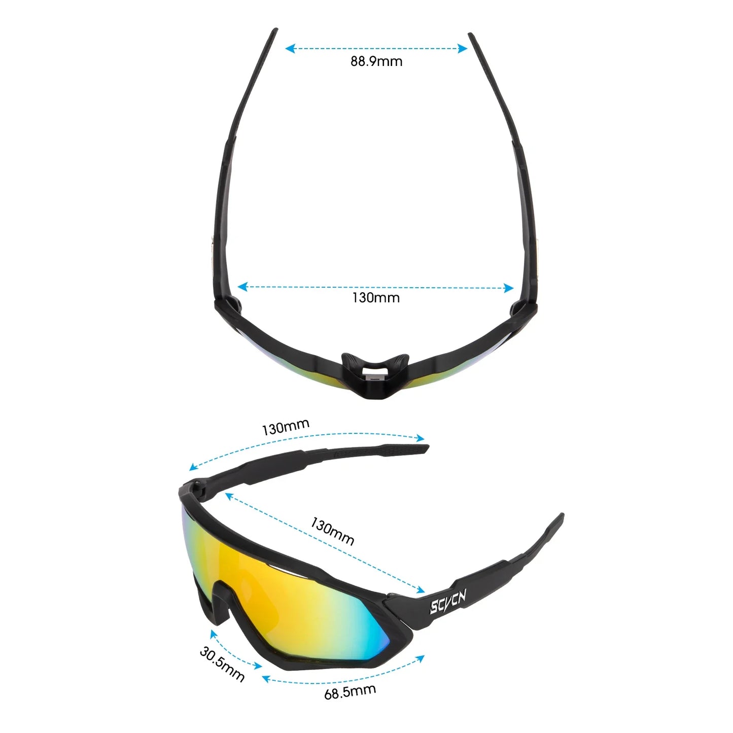 Photochromic Cycling Sunglasses Outdoor Sports Running Drving Glasses Road MTB Bicycle Goggles  UV400 Safety Bike Eyewear