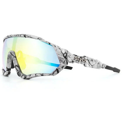 Photochromic Cycling Sunglasses Outdoor Sports Running Drving Glasses Road MTB Bicycle Goggles  UV400 Safety Bike Eyewear